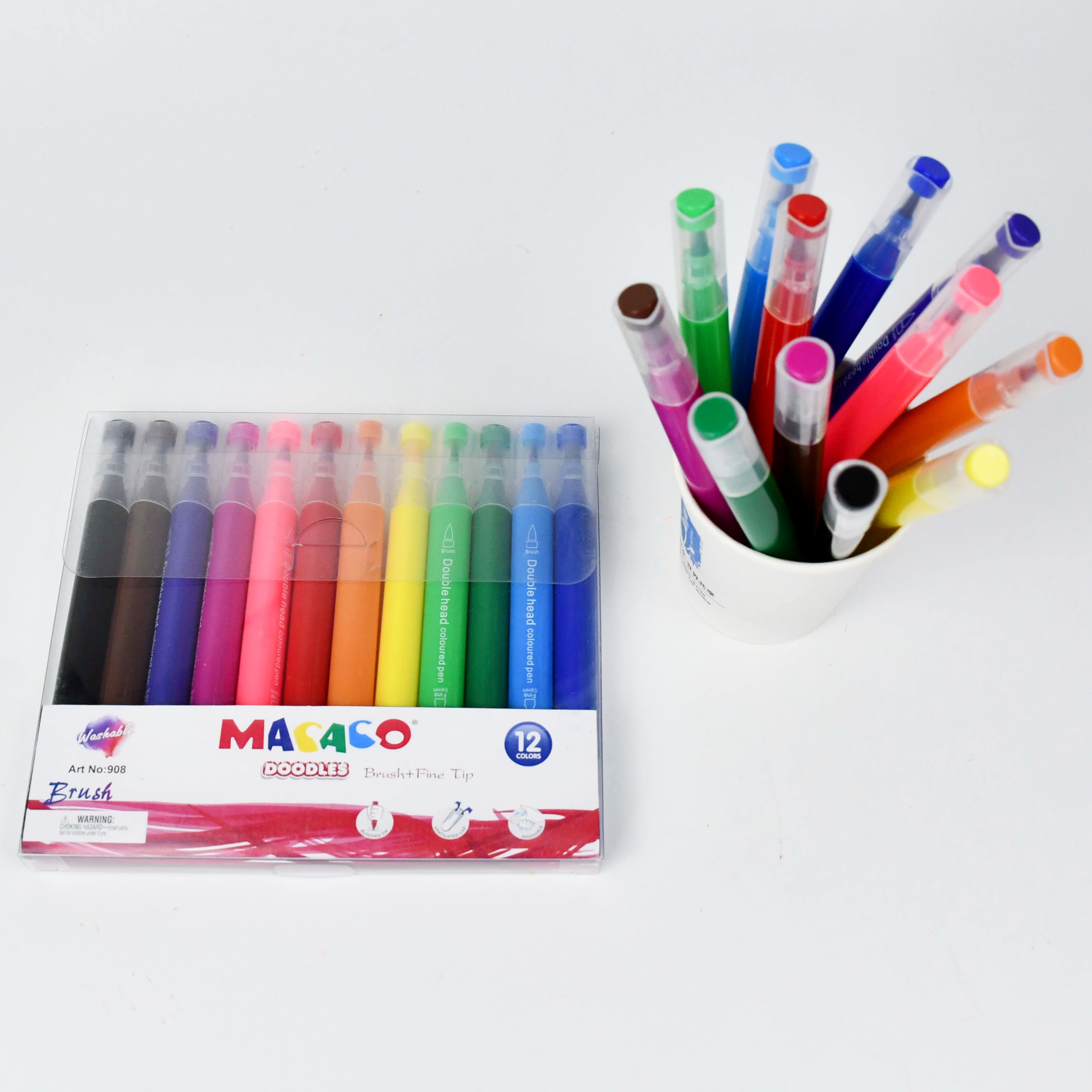 #908 Water color pen-brush+fine