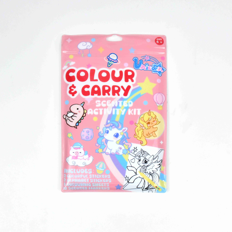 #Colour & Scented activity kit - Colorful pvc bag