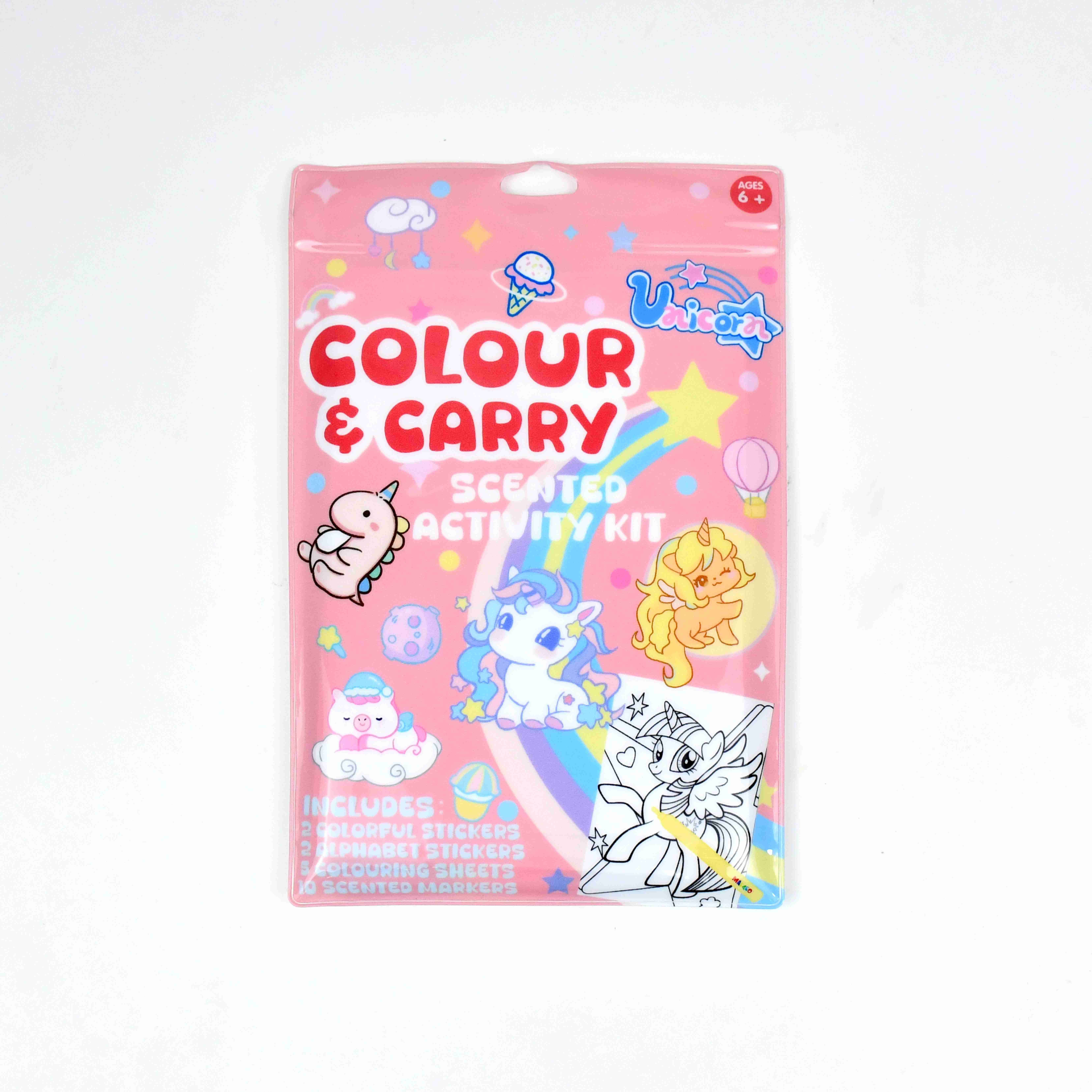 #Colour & Scented activity kit - Colorful pvc bag