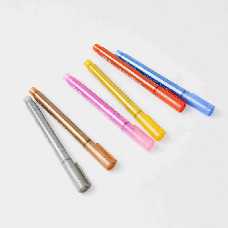 #8021AM Acrylic Marker -Metallic color art drawing painting marker thick fiber tip
