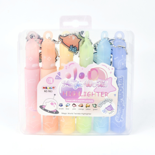 #983 Glitter highlighter with soft tip