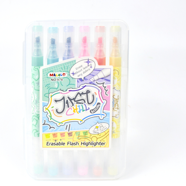 #978 Erasable Highlighter with glitter
