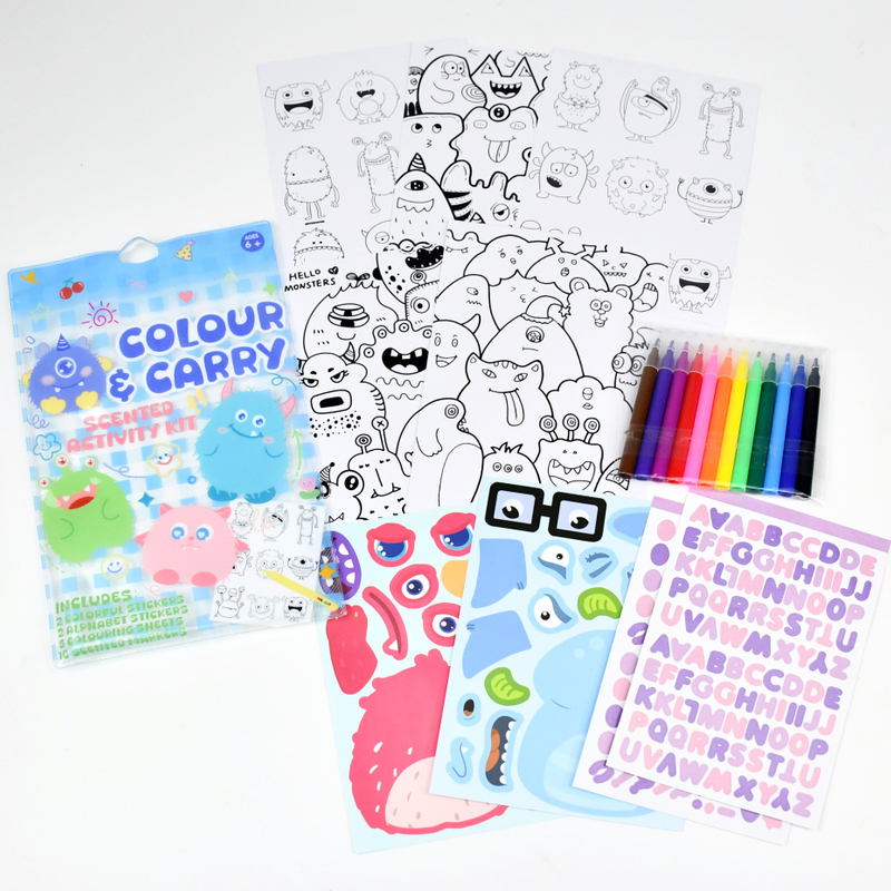 #Colour & Scented activity kit - Colorful pvc bag