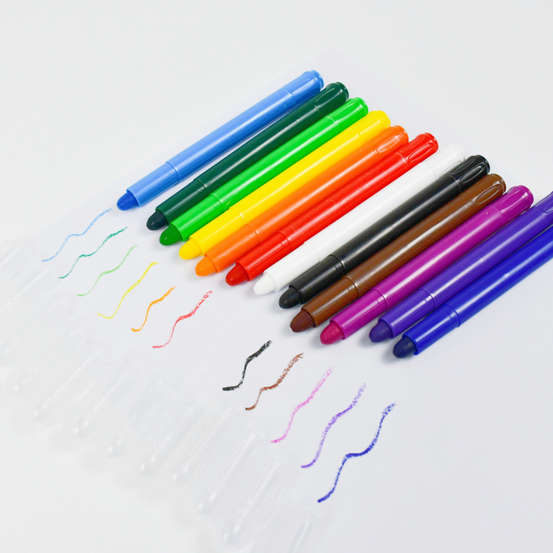 <182> Crayon-12pcs/plastic case