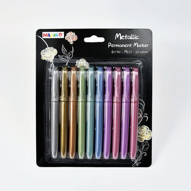 #101M Permanent Maker-10pcs/blister card