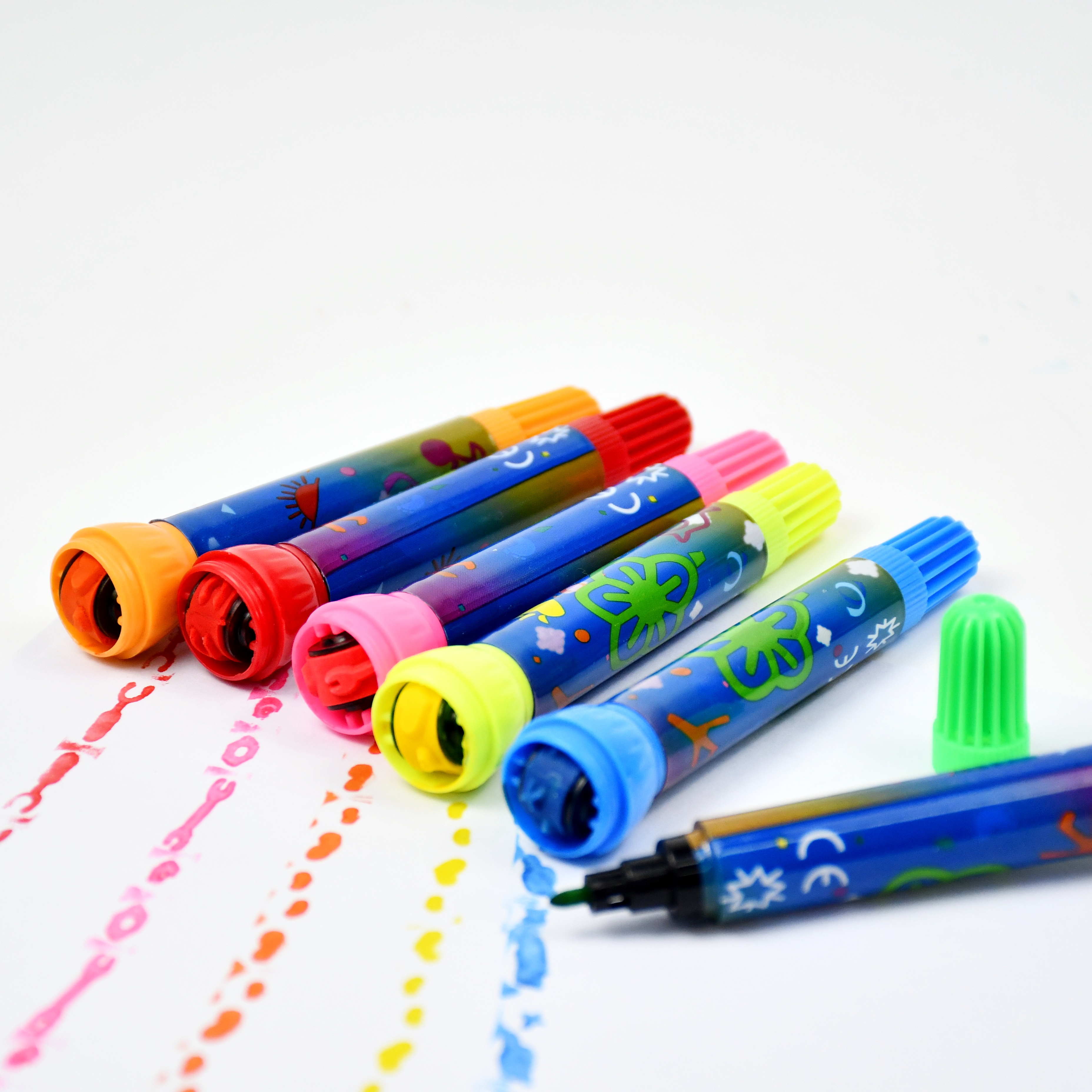 #866 roller stamps water color pen stamp markers