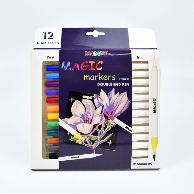 #9200CD Magic Color Pen art marker Stackable and color changing