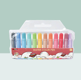 MACACO 127 water color pen 12 colors for kids