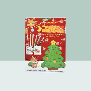 Activity set envelope packing happy sticker sheets 6 cards 6 highlighters kids craft kit