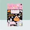 Colorful transparent PVC bag packaging for kids activity kit wholesale