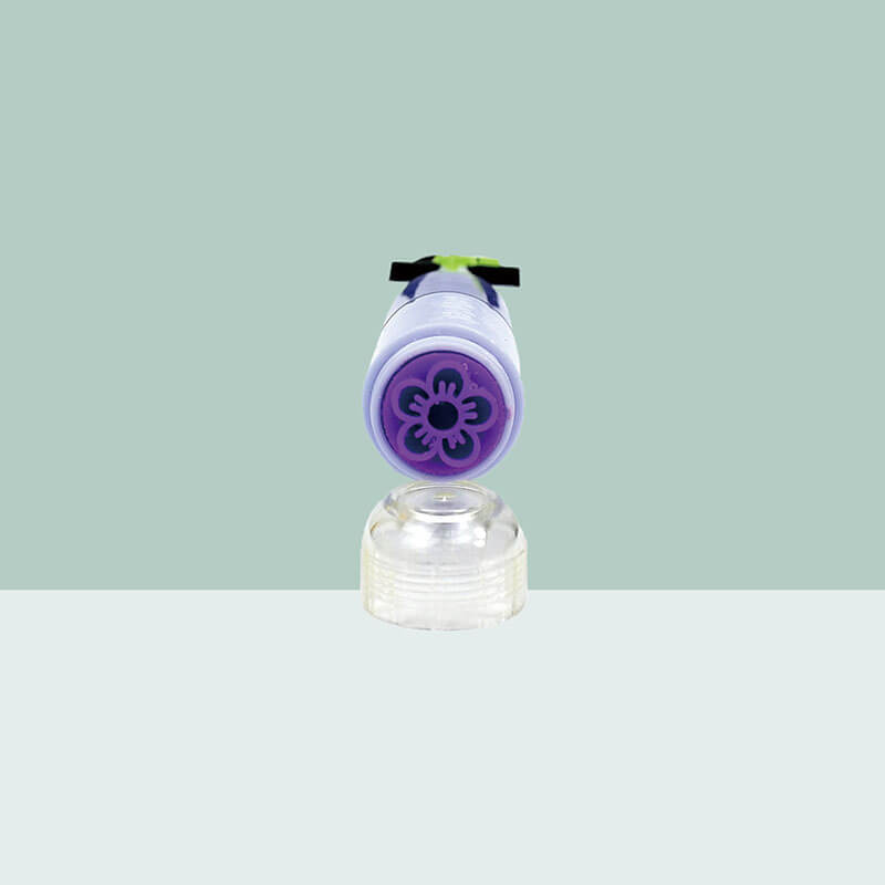 MACACO 9205 cute panda highlighters set 6 colors giant cartoon stamp markers safe and non-toxic chisel tip fluorescent pens with panda caps in clear PET box wholesale
