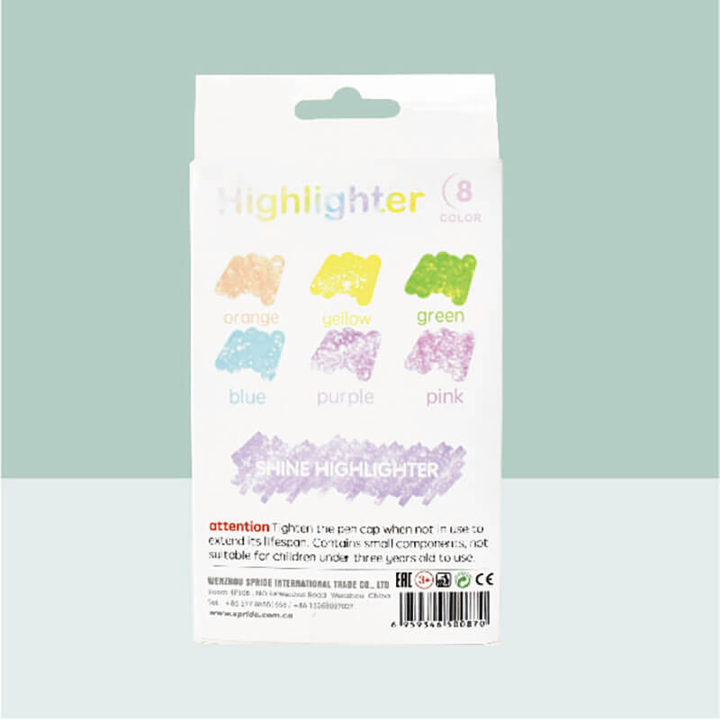 MACACO special marker 9135 marker curated color set in retail ready PET box packaging