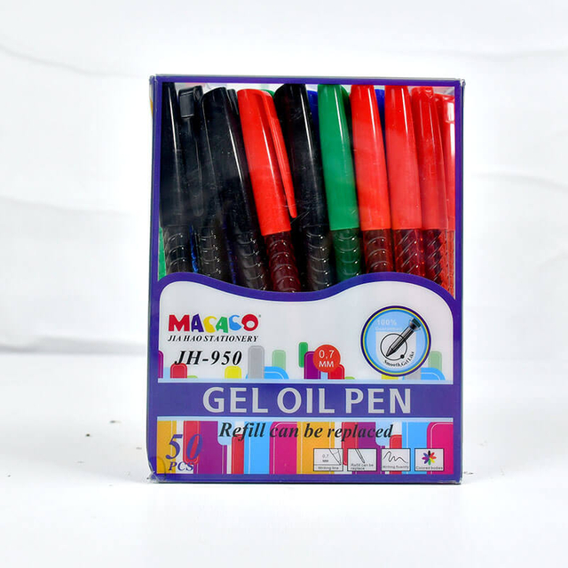 Gel oil pen 950 refillable smooth writing bulk wholesale