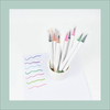 MACACO 508-12 water color pen 12 colors dual tip brush washable markers.