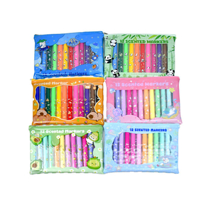 Water Color Pen Scented 12 color fruit scented washable markers bulk set