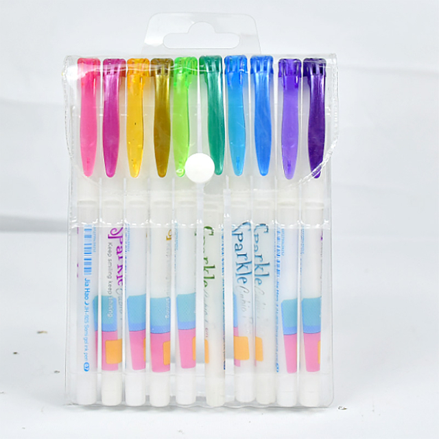 Semi gel pen 925 0.7mm black ink 10 pcs pack bulk wholesale