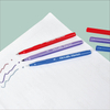 Wholesale rich reflective metallic paint pen model 8869M with single blocked fiber tip on paper
