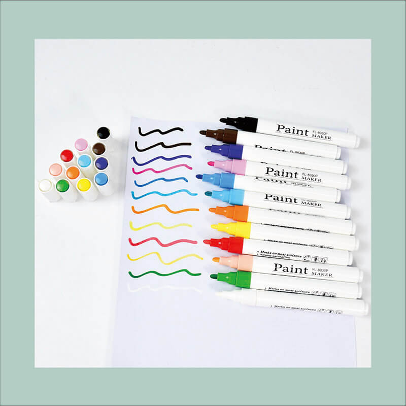 MACACO special marker paint marker 8030p water based acrylic pen with single bullet tip