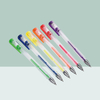 SEMI GEL PENS 882N -12 Colors Neon Gel Ink Pens with Classic Smooth Barrel