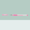 Wholesale pink pastel gel pen model 882GP with dot textured comfort rubber grip and precision tip