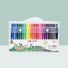 MACACO 858 water color pen 24 48 50 colors washable markers in durable PP box for painting drawing