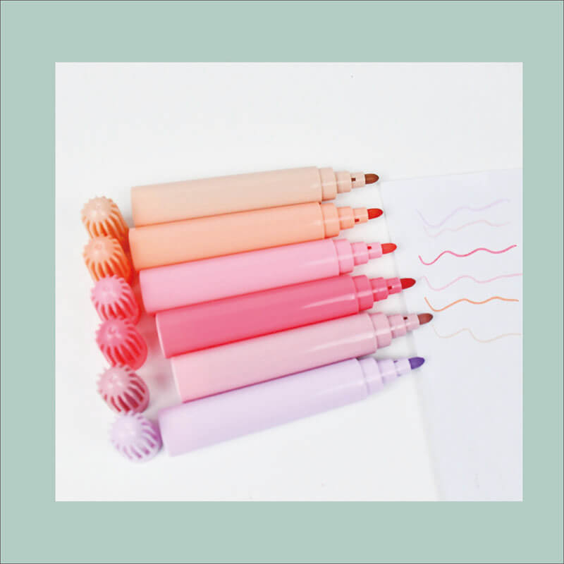 MACACO 127 water color pen 12 colors for kids.